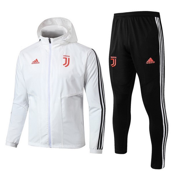 Coupe Vent Juventus Ensemble Complet 2019-20 Blanc Noir